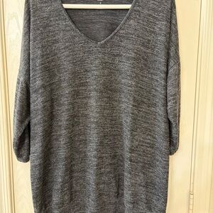 Torrid Charcoal V-Neck Women's Sweater